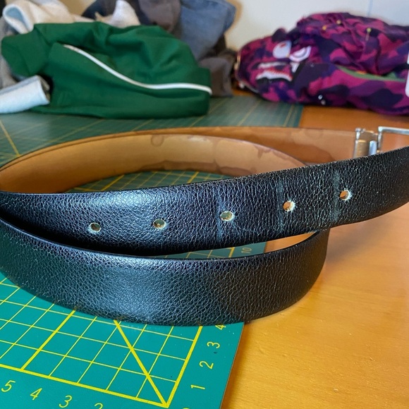 Canali vitello stampato calf leather belt - Picture 9 of 9